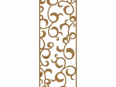 Decorative panel STL 3D model 23