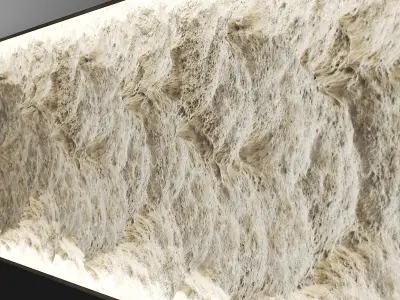 Stone White Wall Texture 3D model