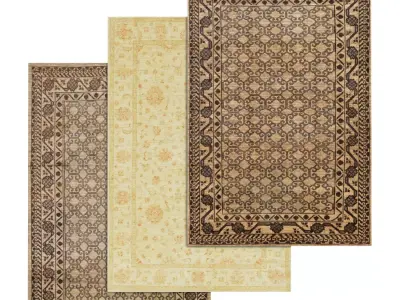 Rug Set 1907 3D model