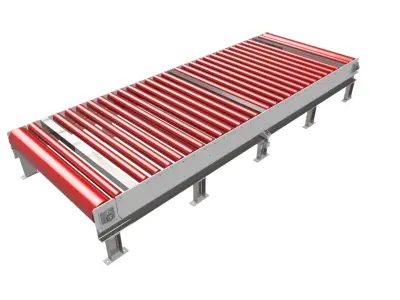NON MOTORIZED CONVEYOR BELT MODEL 3D model
