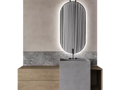 Luxury Bathroom 55 3D model