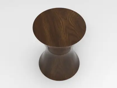 Huha Stool Low-poly 3D model