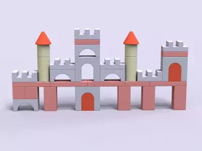 Castle Building Blocks 3D print model