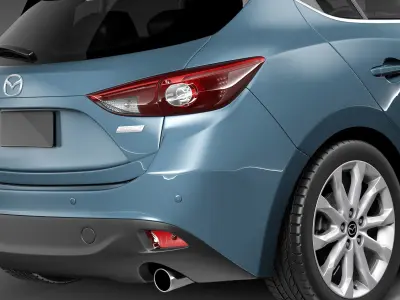 Mazda 3 Hatchback 2014 3D model