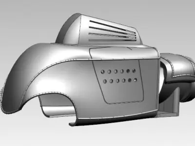 surface car classic 3D model