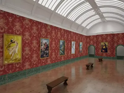 Art Gallery 3D model by ozyy
