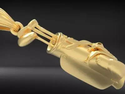 Golf Bag Clubs Sports Pendant Necklace JEWELRY 3D print model