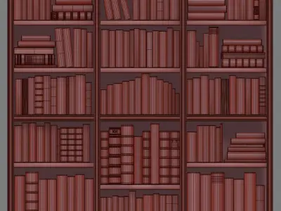 Classic Books 13 3D model