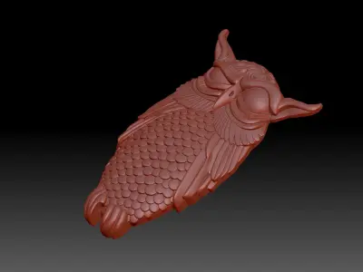 Owl bird  3D print model