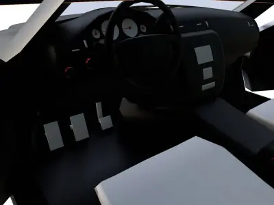 Car model Low-poly 3D model by IhorSavaryn