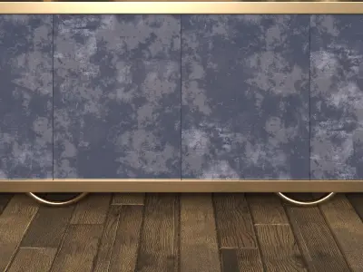 Decorative set Gold 3D model