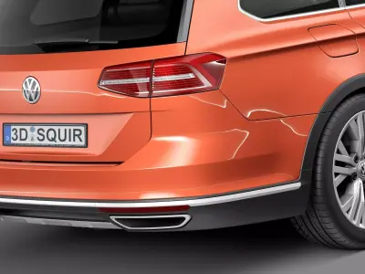 Volkswagen Passat Alltrack 2016 3D model