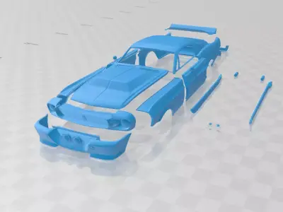 Mustang Shelby GT500 Eleanor 1967 - Body Car STL Model 3D print model