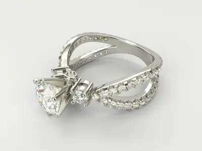 Ring 5838 - Engagement 3D print model