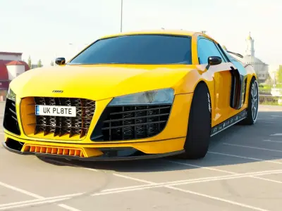 Audi R8 car 3d model 3D model