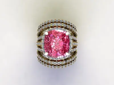 Women ring design cad file 3dm in Asia Popular 2020 R43 3D model