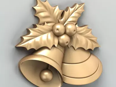 Carved decor central 021 3D model