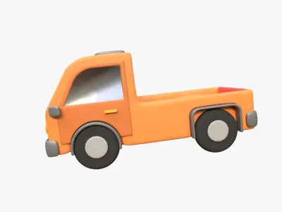 Pickup Van 3D model by slabdsgn