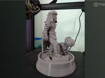 Shredder - Teenage Mutant Ninja Turtles Diorama 3D print model