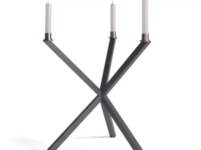 Candleholder Tripod by NEB 3D model