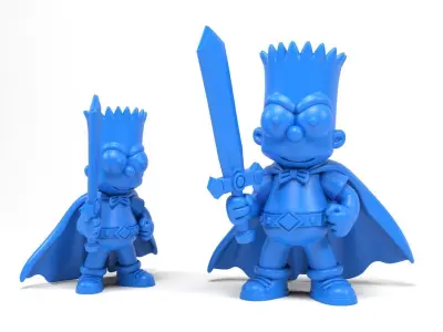 Bart Simpson 3D print model