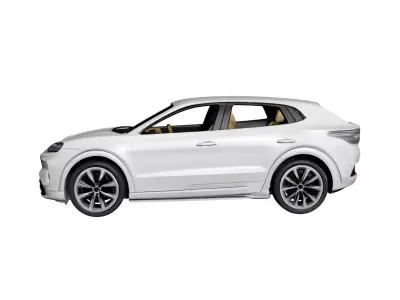Porsche Cayenne 2026 EV Luxury Electric Performance SUV 3D model