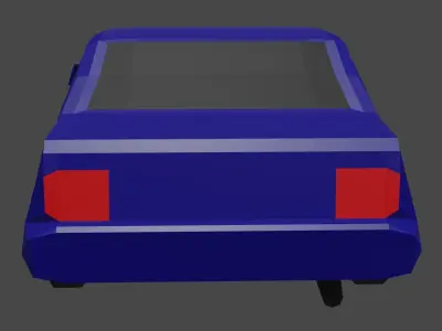 car low-poly game ready Low-poly 3D model
