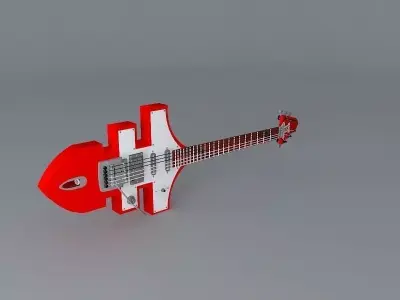 Cross guitar Free 3D model