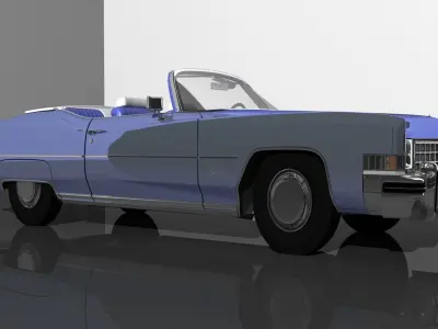 cadillac eldorado 1973  3D model