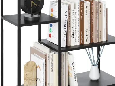 Bookcase Newcastle by Actona 3D model