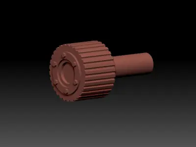 1-24 scale engine  3D print model