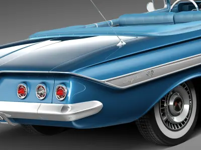 Chevrolet Impala Convertible 1961 3D model