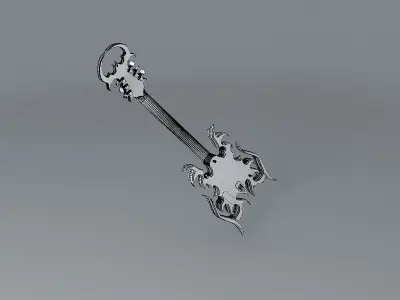 The Stinger guitar Free 3D model