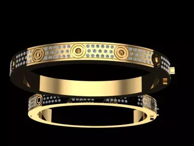 CART FAMOUS BRACELET 3D print model