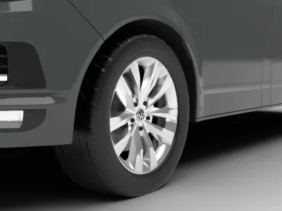 Volkswagen T6 Transporter 2019 3d model  3D model