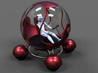 Future Car Free 3D model