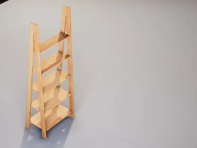 Shelf 01 Low-poly 3D model