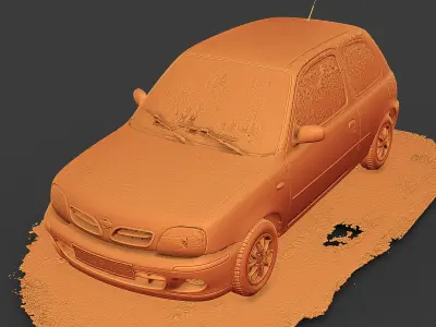 Nissan Micra K11 RAW Scan 3D model