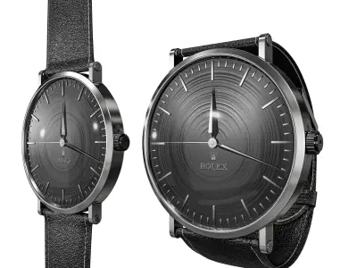 Rolex Watch  2 Colors 3D model