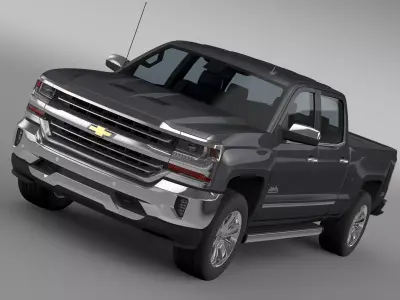 Chevrolet Silverado High Country StB 2016 3D model