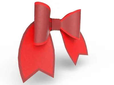 Bow 01 Low-poly 3D model