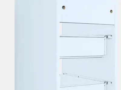 ENHET Base unit with 3 drawers Low-poly 3D model