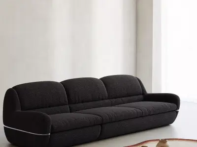 Parisian interior scene 3D model