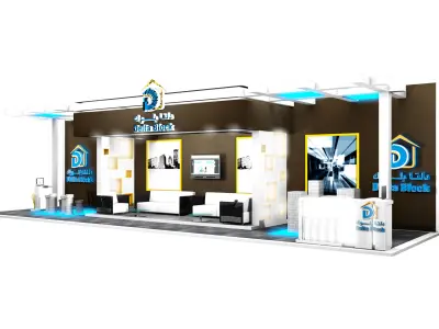 Booth Exhibition Stand a387c 3D model