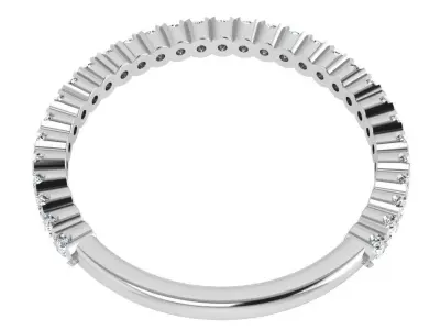 Diamond Band Ring 4357 3D print model
