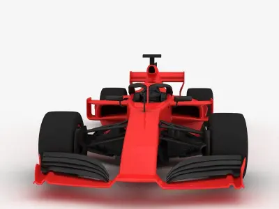 Formula 1 Season 2022 F1 Race Car red 3D model