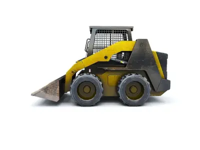 SkidSteerLoader bulldozer Low-poly 3D model
