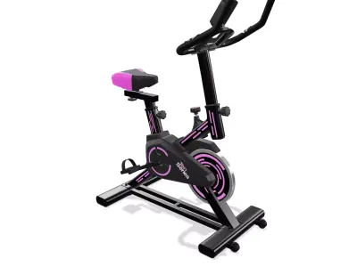 Spin Bike Low-poly 3D model