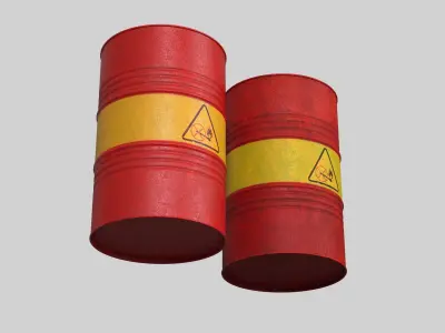 Oil Barrel 3D model