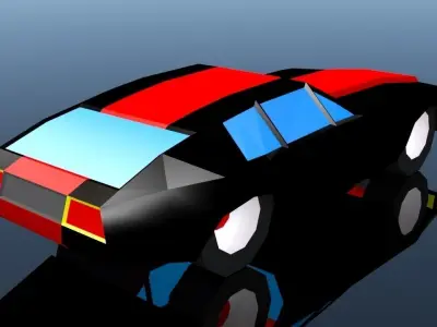 Low Poly Car Pack 03 Low-poly 3D model